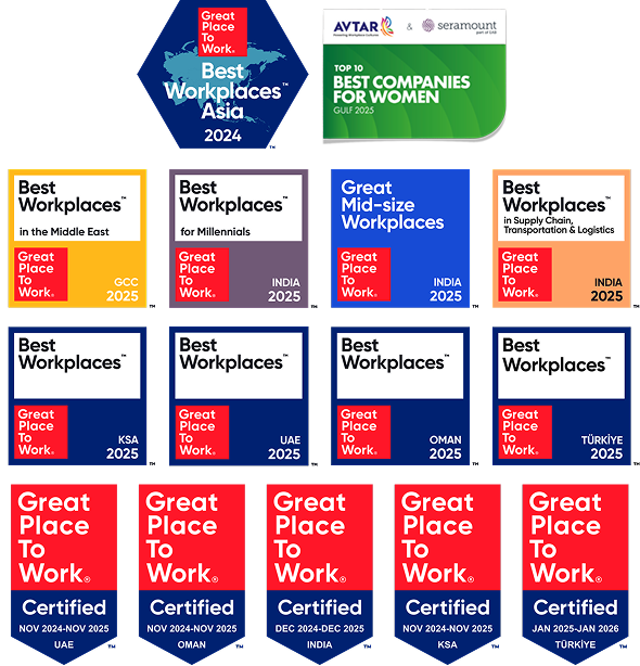 TruKKer Great Place to Work and Best Workplaces awards recognition