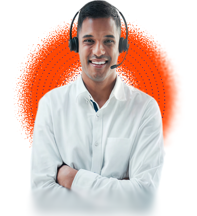Customer support illustration representing TruKKer contact assistance