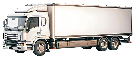 White logistics truck used in TruKKer procurement platform