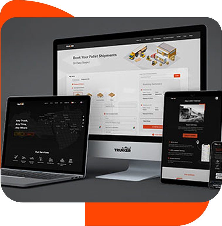 Shipper Business executive monitoring real-time logistics dashboard