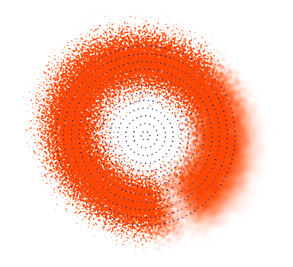 Decorative logistics graphic element
